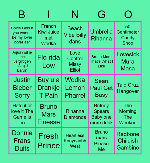 Roboloco Bingo powered by EristHoff Bingo Card