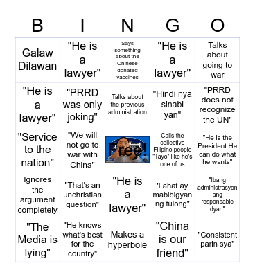 HARRY ROQUE BINGO Card