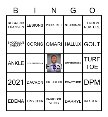 OMARI OWENS DPM Bingo Card