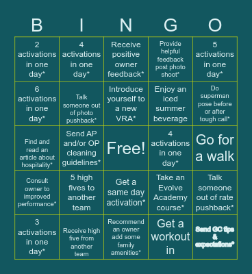 May Bingo! Bingo Card