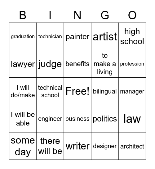 Realidades 2: Capítulo 9A Bingo Card