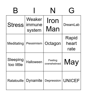 MEDLIFE Bingo Card