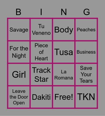Spring Conference Bingo Card