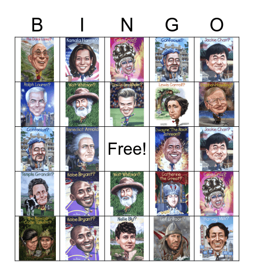 Bio-Bingo Card