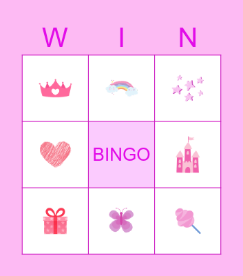 Lily's Birthday Bingo Card