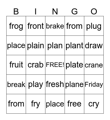 Bingo Blends Bingo Card