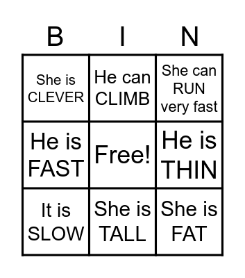 SUPERHEROES! Bingo Card