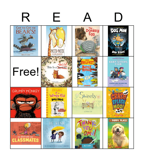 2-3 Library Bingo Card
