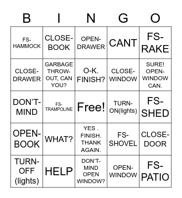 Unit 5 - practice Bingo Card