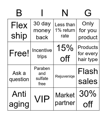 Monat bingo Card