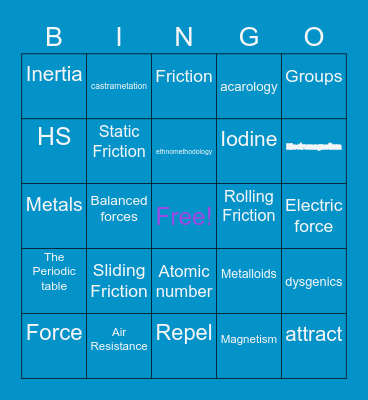 Bingo recovery Bingo Card