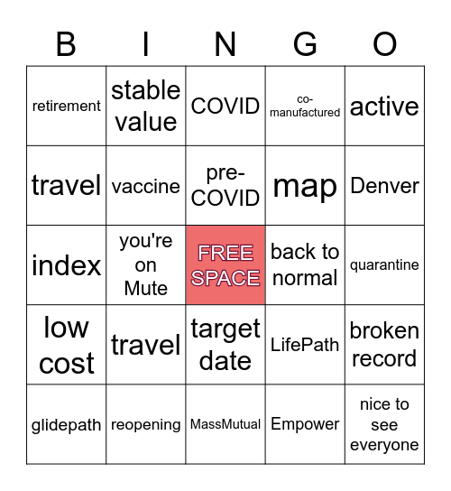 BlackRock Bingo Card