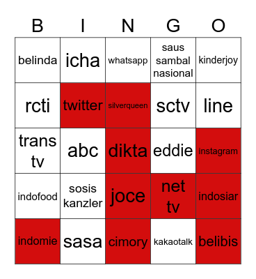 LITTLE EDDIE BINGO Card