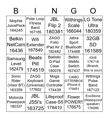 INDY MARCH BINGO BRAWL!!!!!! Bingo Card