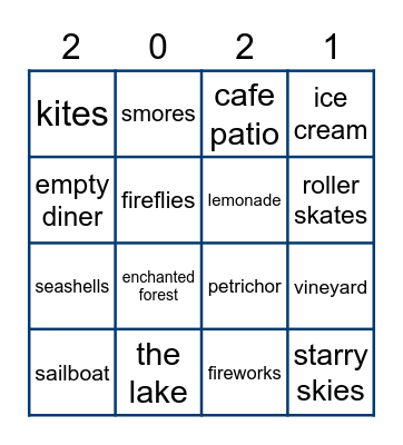 F&C Summer Bingo Card