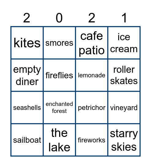 F&C Summer Bingo Card