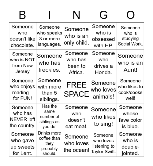 ABLAZE: CSA Women's Overnight 2015 Bingo Card