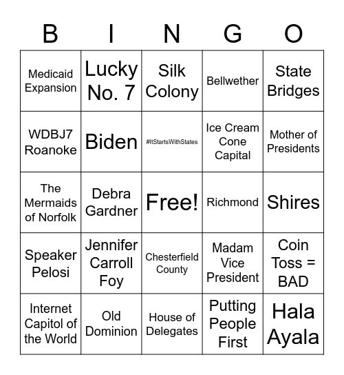 Sister District NYC Bingo Night!!! Bingo Card