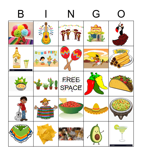 Tenth De Mayo-Double the Fun Bingo Card