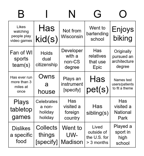 Notes Pod Bingo!!! Bingo Card