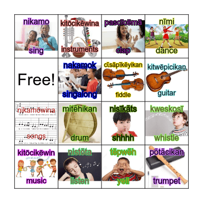 KITŌCIKĒWIN Bingo Card