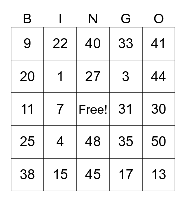 KENYADA'S BIRTHDAY AND GRADUATION Bingo Card