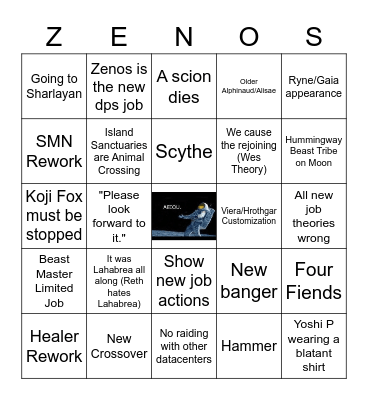 Fan Fest Bingo Card