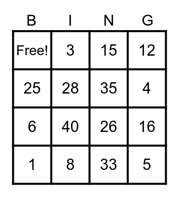 BABY SHOWER MAX Bingo Card