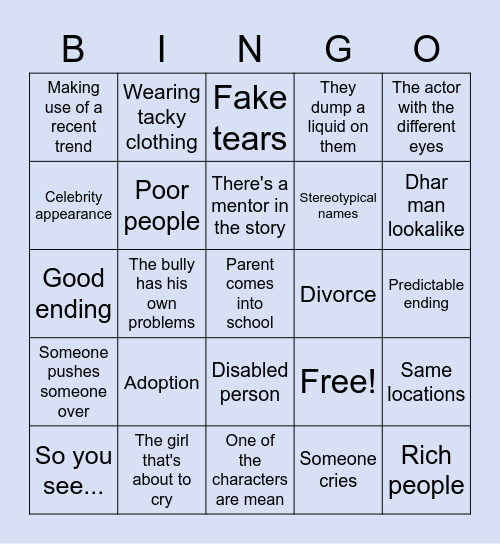 Dhar Man Bingo Card