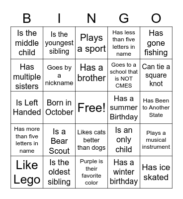 20210515 Bingo Card