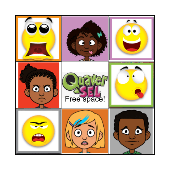 Quaver SEL Bingo set 2 Bingo Card