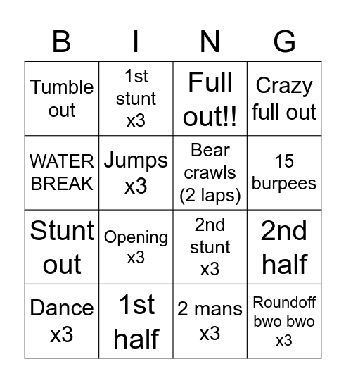 Beach Bash Bingo - Sassy Bingo Card