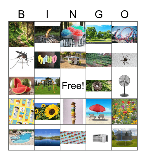 Nature! Bingo Card
