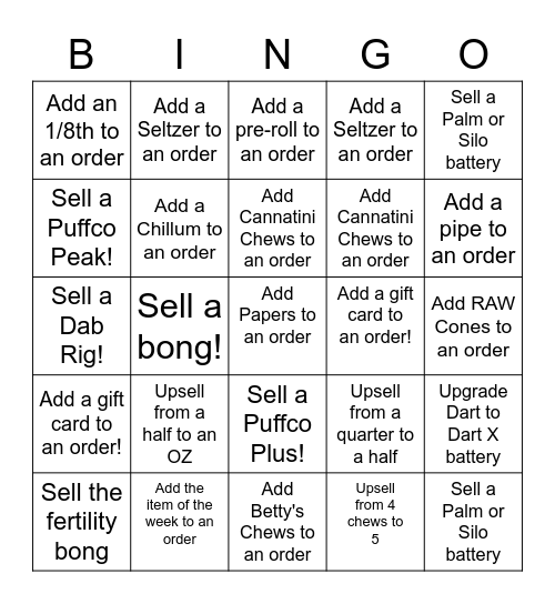 Round 3 Bingo Card