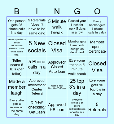 Millfair vs. Ptss Ave Bingo Card
