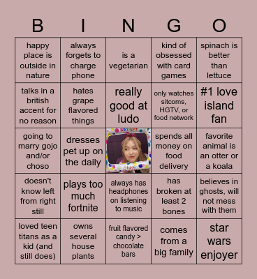 for sexy people Bingo Card