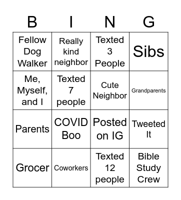 Who Have You Asked to Complete the  Nashville People's Budget Survey? Bingo Card