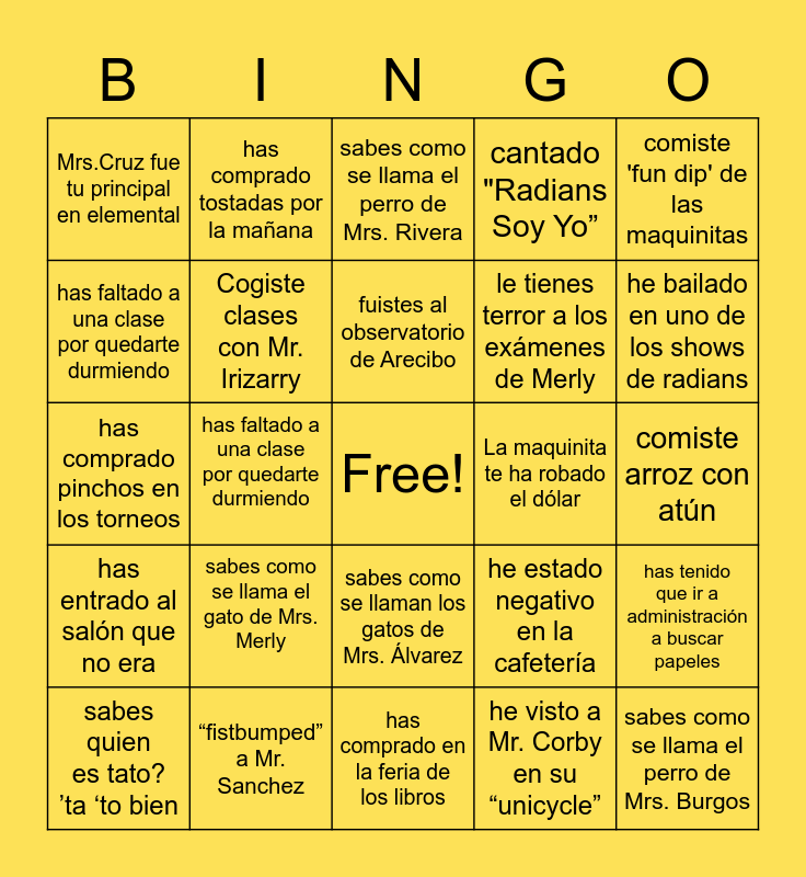 Torneos de Bingo en español