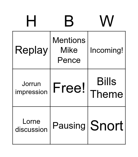 Heisenbingo Card