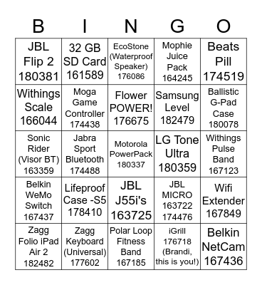 INDI MARCH BINGO BRAWL!!!! Bingo Card