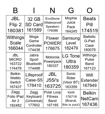 INDI MARCH BINGO BRAWL!!!! Bingo Card