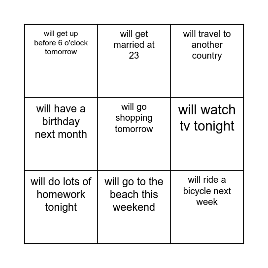 Find Someone Who.... Bingo Card