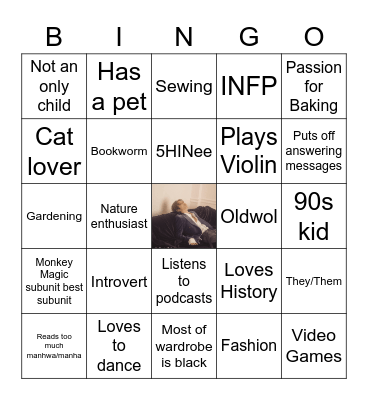 Muirenn's Bingo Card
