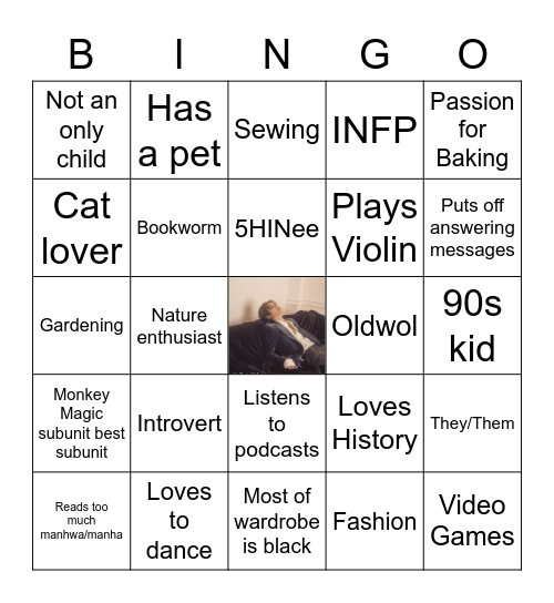 Muirenn's Bingo Card