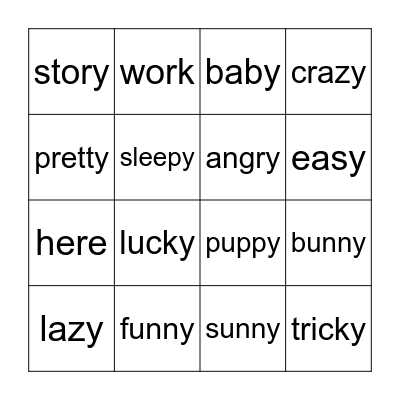 Unit 26 Bingo Card