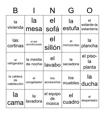 U2 D2-3 Bingo Card