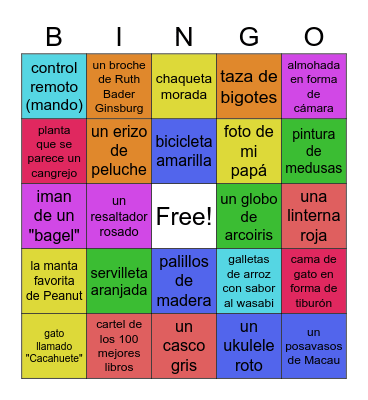 Cosas "Random" en la Casa de M. Mabel Bingo Card