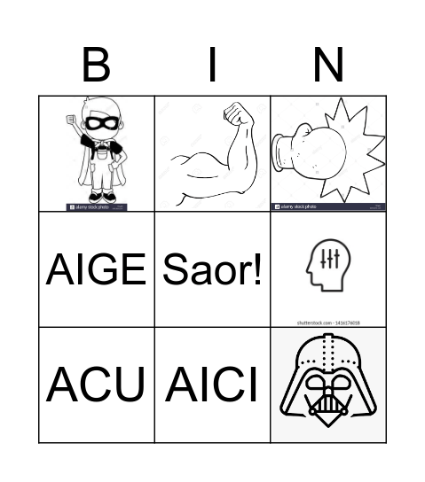 Ainm: ________________ Bingo Card