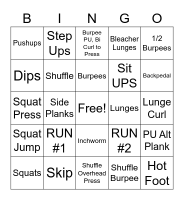 Graduation Bingo Card