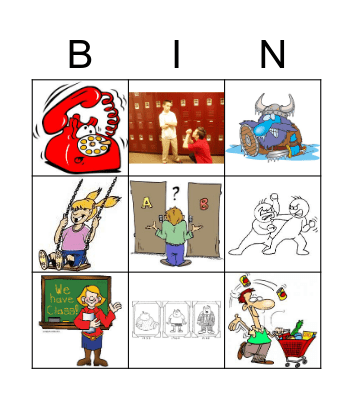 IRREGULAR VERBS#2 Bingo Card